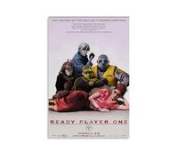 Ready Player One Out Movie Fan Art Poster Peinture décorative sur toile Art mural pour salon, chambre à coucher, art mural, impression d'image moderne, décoration de salle familiale, 50 x 75 cm