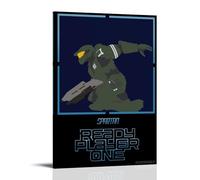 Ready Player One Out Movie - Poster décoratif sur toile - Art mural pour salon, chambre à coucher, art mural - Impression d'image moderne - Décoration de salle familiale - 40 x 60 cm