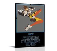 Ready Player One Out Movie Poster Peinture décorative sur toile Art mural pour salon, chambre à coucher, art mural, impression d'image moderne, décoration de salle familiale, 40 x 60 cm