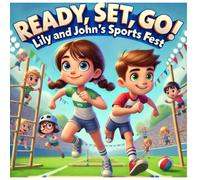 Ready, Set, Go! Lily and John's Sports Fest: A Fun and Interactive Coloring Story Book