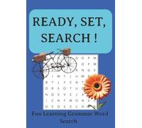Ready, Set, Search !: Word Search with Easy to Read Print including First Grade Nouns, Verbs, & Adjectives | 6x9 inches, 110 pages | 50+ Puzzles... Gift for Fun, Education & Relaxation