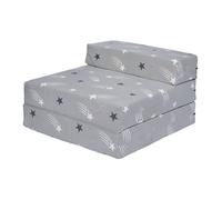 Ready Steady Bed Canapé-lit Enfant Pliable | Chaise-lit pour Enfants Imperméable pour Une Personne | Mobilier Confortable pour Tout-Petits pour Salon, Salle de Jeux (Étoiles filantes)