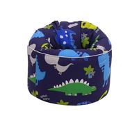 Ready Steady Bed Fauteuil Poire pour Enfants | Pouf Confortable pour Salle de Jeux intérieure | Siège de canapé Rond et Doux pour Les Enfants | Meuble Ergonomique pour Tout-Petits (Dino Sombre)