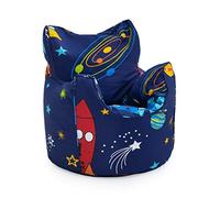 Ready Steady Bed Fauteuil pour Les Tout-Petits Enfants | Meubles Confortables pour Enfants | Canapé Siège de Sécurité Souple Enfants pour Salle de Jeux | Fauteuil Pouf Ergonomique (Space Boy)
