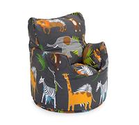 Ready Steady Bed Pouf pour enfant confortable ergonomique doux et sûr Motif Afrique