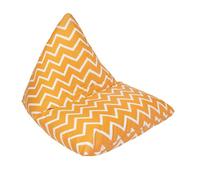 Ready Steady Bed Sac à fèves en Forme de Pyramide pour Enfants | Meubles Confortables pour Enfants | Siège de Relaxation Doux et sûr pour Les Enfants Salle de Jeux (Zigzag)