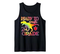 Ready to Crush 2nd Grade Dinosaur Back to School Tie Dye Débardeur