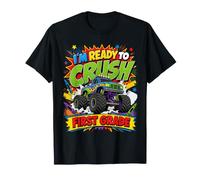 Ready to Crush First Grade Monster Truck Back to School Boy T-Shirt