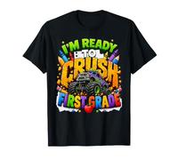 Ready to Crush First Grade Monster Truck Back to School Boy T-Shirt