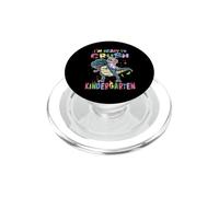 Ready to Crush Kindergarten Unicorn Dinosaur Back to School PopSockets PopGrip pour MagSafe