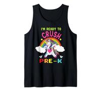 Ready to Crush Pre-K Dabbing Unicorn Back to School Débardeur