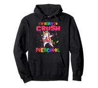 Ready to Crush Preschool Dabbing Unicorn Back to School Sweat à Capuche
