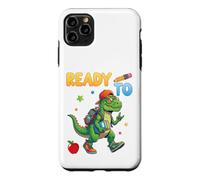 Ready to Learn Dinosaure Étudiant Retour à l'école Enfants Garçon Fille Coque pour iPhone 11 Pro Max