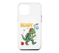 Ready to Learn Dinosaure Étudiant Retour à l'école Enfants Garçon Fille Coque pour iPhone 12 Pro Max