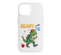 Ready to Learn Dinosaure Étudiant Retour à l'école Enfants Garçon Fille Coque pour iPhone 14