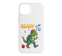 Ready to Learn Dinosaure Étudiant Retour à l'école Enfants Garçon Fille Coque pour iPhone 14 Plus