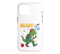 Ready to Learn Dinosaure Étudiant Retour à l'école Enfants Garçon Fille Coque pour iPhone 16 Pro Max