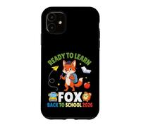 Ready to Learn Fox Back to School 2026 Étudiant Garçon Fille Enfant Coque pour iPhone 11