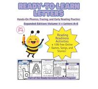 Ready-To-Learn Letters: Expanded Edition, Volume 1 - Letters A-E: Hands-On Phonics, Tracing, and Early Reading Practice