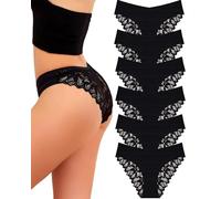 READY TO LOVE Culotte Femme Culotte sans Couture Femme Invisible Slip sans Couture Dentelle Lot sous Vetements Feminins