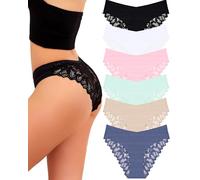 READY TO LOVE Culotte Femme Culotte sans Couture Femme Invisible Slip sans Couture Dentelle Lot sous Vetements Feminins