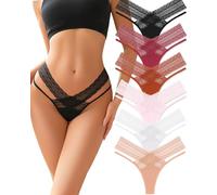 READY TO LOVE String Femme Sexy Chic Tanga Femme Dentelle sous-vêtements Culotte Invisible Slip Feminins Panties Multipack