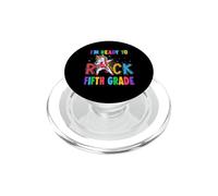 Ready to Rock Fifth Grade Dabbing Unicorn Back to School PopSockets PopGrip pour MagSafe