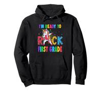 Ready to Rock First Grade Dabbing Unicorn Back to School Sweat à Capuche