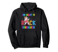 Ready to Rock Kindergarten Dabbing Unicorn Back to School Sweat à Capuche