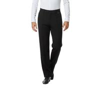 Ready4Dance Pantalon homme Slim Fit en tissu technique pour danse de salon, danse standard et danse latino-américaine, avec surpiqûre centrale et poche