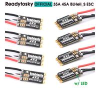 ReadyRisky-Cadre de Quadrirotor RC FPV, 35A 45A BLHeli _ S BLS 2-6S ESC, LED RVB Programmable Intégré ONESBathroom T125 D-Shot 150/300/600 4PCs 35A ESC