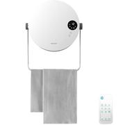 Readywarm 2000 Round Porte-Serviettes Chauffant Céramique Mural 2000 W 2 Niveaux LED Touch Control Télécommande IP22
