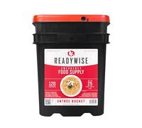 ReadyWise, 120 Portions, Petit-Déjeuner Uniquement, 4 Recettes Différentes, Granola, Muesli Et Fraise, Grab & Go Seau, Lyophilisé, Jusqu’à 25 Ans De Conservation, Nourriture D'Urgence