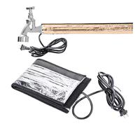 Reaeng Couverture chauffante durable et facile à installer, bande chauffante de 97,8 x 15,2 cm pour protection antigel, cordon de 195,6 cm et 110 V, max 60 °C, pour robinets d'extérieur, tuyaux