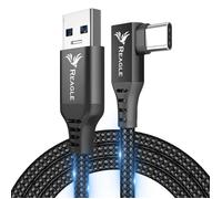 Reagle Câble USB-C 5 m pour Meta Quest 2 / 3 / 3S Oculus Link SteamVR PC VR Tethering