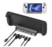 REAGLE Station 6-en-1 pour Steam Deck Asus Rog Ally USB-C HDMI 4K 60 Hz USB 3.0