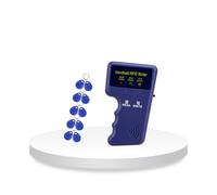 ReaIOKbii Duplicateur de cartes d'accès portable 125 kHz avec 10 porte-clés inscriptibles EM4305 T5577, lecteur de contrôle d'accès, pas pour 13,56 MHz et HID