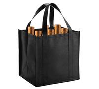 ReaJoys Sac à bouteilles pour 6 bouteilles - 31 x 25 x 18 cm