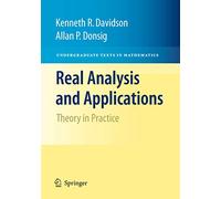 Real Analysis and Applications – Springer Verlag