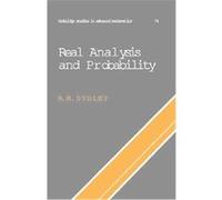 Real Analysis and Probability, Cambridge Studies in Advanced Mathematics Richard M. Dudley (Auteur)