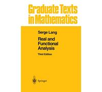 Real and Functional Analysis – 3e édition – Springer Verlag