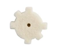 Real Avid Ar15 Star Chamber Cleaning Pads Accessoire de Nettoyage d'arme Mixte, White, 20_Pack
