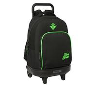Safta Compact Extraible Real Betis Balompie 33l 45x33x22 Cm Wheeled Backpack Noir Enfants