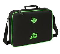REAL BETIS BALOMPIÉ - Portefeuille extrascolaire, porte-tout, bandoulière, confortable et polyvalent, qualité et résistance, 38 x 6 x 28 cm