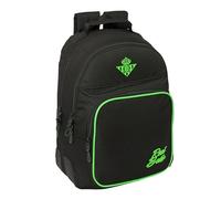 Safta Double Real Betis Balompie 20l 32x15x42 Cm Backpack Noir Enfants