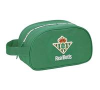 Real Betis BALOMPIÉ - Trousse Scolaire Moyenne avec poignée, Trousse pour Enfant, Adaptable au Chariot, Facile à Nettoyer, Confortable et Polyvalent, qualité et résistance, 26 x 12 x 15 cm, Couleur