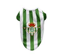 Real BETIS CyP Brands T-Shirt pour Animaux de Compagnie en Polyester Vert et Blanc Taille XS