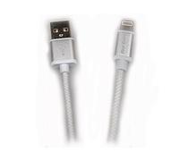 Real Cable 3700195876868 Câble Lightning 8 Pins vers USB Blanc