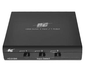 Real Cable - hd31sm - Switch hdmi électro-mecanique 3 entrées Compatible 1.4 Evolution