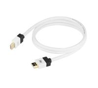 Real cable real cable - câble audio-vidéo hdmi high speed with ethernet 5m00 - hdmi-1 5m00 Blanc